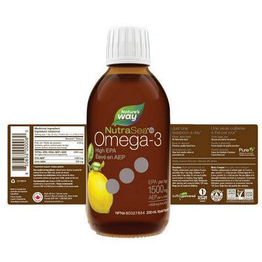 NutraSea HP Omega-3 Lemon 6.8 Oz by NutraSea