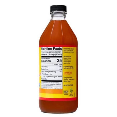 Organic Apple Cider Vinegar Honey 473 mL by Bragg