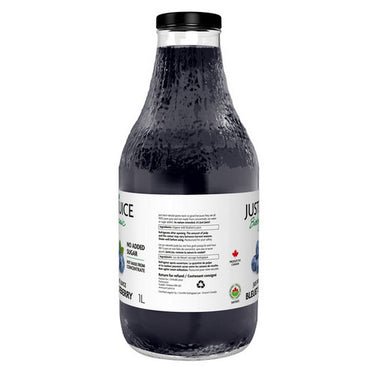 Organic Wild Blueberry Juice 1 Liter by Just Juice