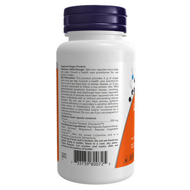 L-Carnitine 60 Veg Capsules by Now