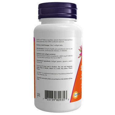 SUN-E 60 Softgels by Now
