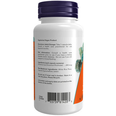 Chromium Picolinate 100 Capsules by Now