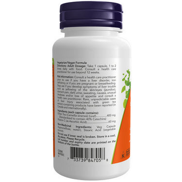 Green Tea Extract 100 VegCaps by Now