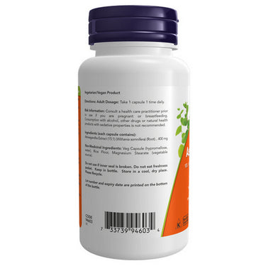 Ashwagandha Extract 90 VegCaps by Now