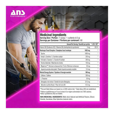 ANS Performance, Rave Nootropic  Pink Lemonade, 252 Grams
