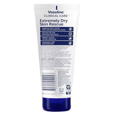 Vaseline Clinical Care Extremely Dry Skin Rescue Hand and Body Lotion Unscented 200 Ml by Vaseline