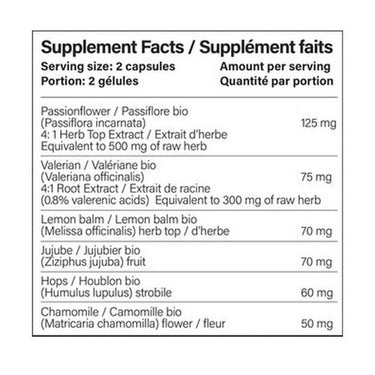 SleepMend No Melatonin Herbal Sleep Aid 60 Veg Caps by Health Is Wealth