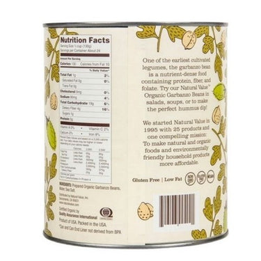 Garbanzo Large Beans 3.12 Kgs (Case Of 6) by Left Coast Naturals