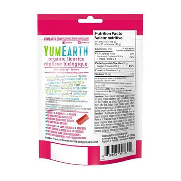 Organic Strawberry Licorice 142 Grams (Case Of 6) by Left Coast Naturals