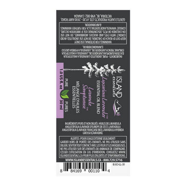 Essential Oil Blend Pure Luxurious Lavender 30 Ml by Island Essentials