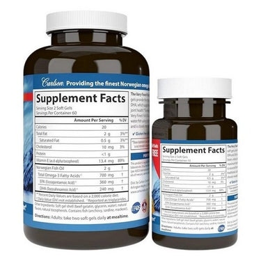 Carlson, Fish Oil Softgels Lemon, 150 Count