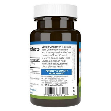 Carlson, Ceylon Cinnamon, 45 Count