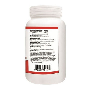 Shark Cartilage 120 VegCaps by Nutridom