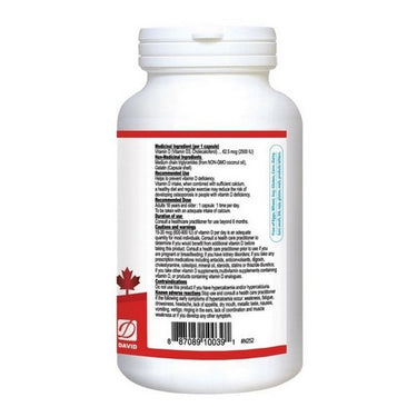 Vitamin D3 with MCT Oil 240 Softgels by Nutridom