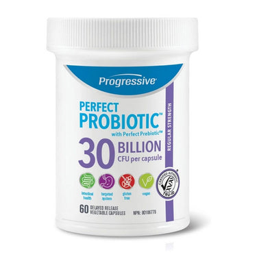 Progressive, Progressive Perfect Probiotic 30B, 60 Count
