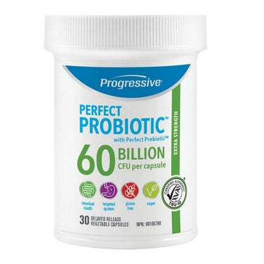 Progressive, Progressive Perfect Probiotic 60B, 30 Count