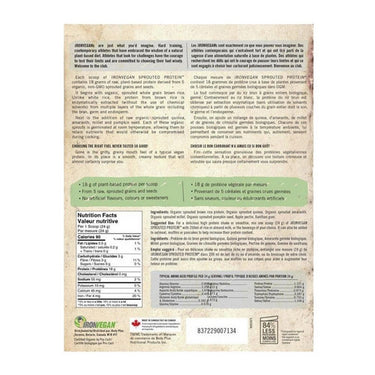 Iron Vegan, Sprouted Protein Unflavoured, 500 Grams