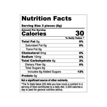 Ginger People, Gin Gins Double Strength Hard Ginger Candy, 84 Grams (12 Count)