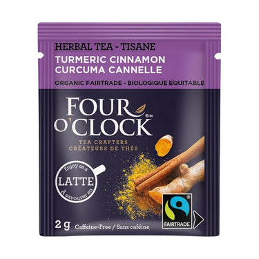 Four O'Clock Tea, Turmeric Cinnamon Tea, 16 Bags (Pack of 6)