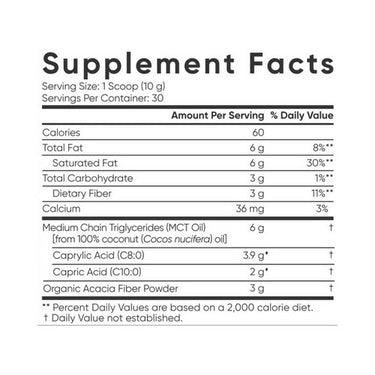 Sports Research, Organic MCT Powder, 280 Grams