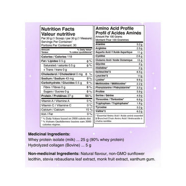 Glow Body, Glow Protein Vanilla, 907 Grams