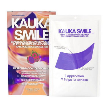 Kauka Smile, Purple Gel Whitening Strips, 28 Count