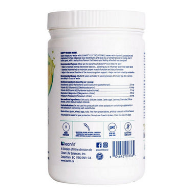 LeanFit, Electrolyte Mix Lemon, 381 Grams