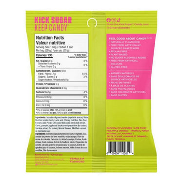 Smartsweets, Tropical Sours, 50 Grams (14 Count)