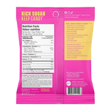 Smartsweets, Pink Lemonade Dream Candy, 50 Grams (14 Count)