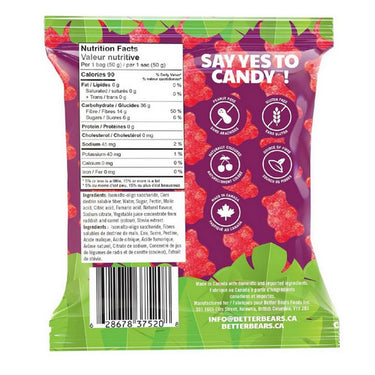 Better Bears, Sour Cherry Gummy Bears, 50 Grams (12 Count)