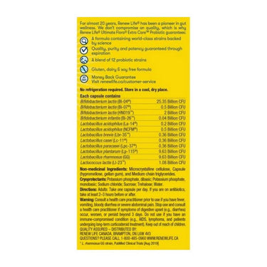 Renew Life, Ultimate Flora Extra Care, 50 Billion, 60 Vegetarian Capsules