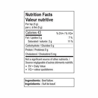 AllFat, Grass Fed Beef Tallow, 200 Grams (Case Of 6)