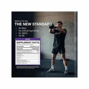 Cbum Essential Pre-Workout Grape 30 Servings by BUM Energy