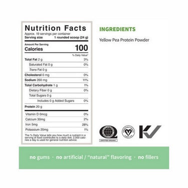 Simple Protein Organic Pea 24 Grams by Sprout Living