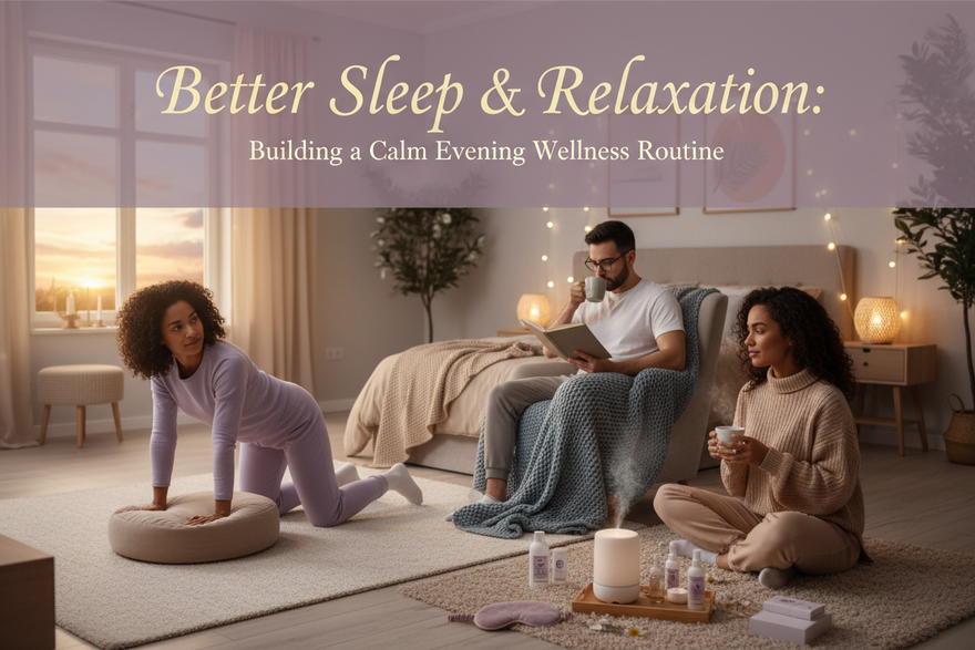 Better Sleep & Relaxation: Building a Calm Evening Wellness Routine