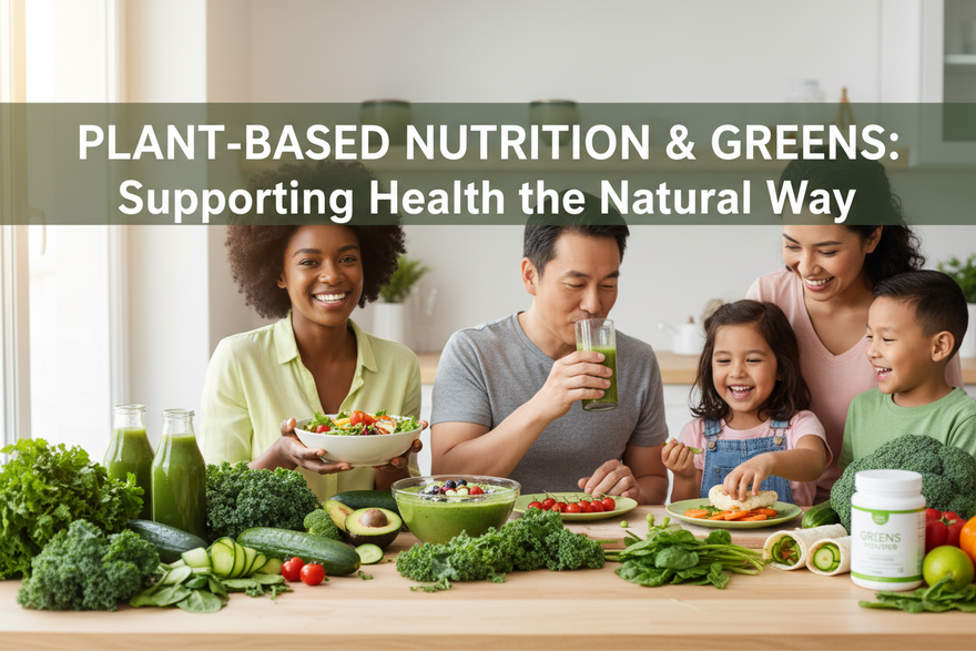 Plant-Based Nutrition & Greens: Supporting Health the Natural Way