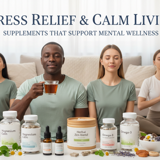 Stress Relief & Calm Living: Supplements That Support Mental Wellness