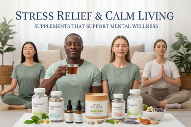 Stress Relief & Calm Living: Supplements That Support Mental Wellness