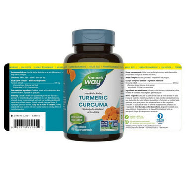 Nature's Way, Turmeric, 500 Mg, 120 Veg Tabs