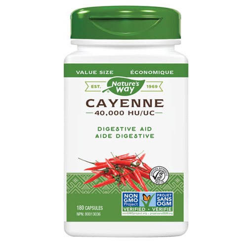 Cayenne Pepper 180 Veg Caps by Nature's Way