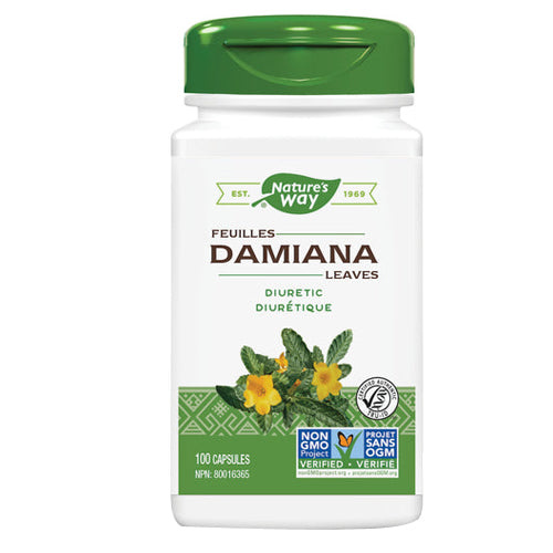 Damiana Leaves 100 Veg Caps by Nature's Way