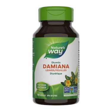 Damiana Leaves 100 Veg Caps by Nature's Way