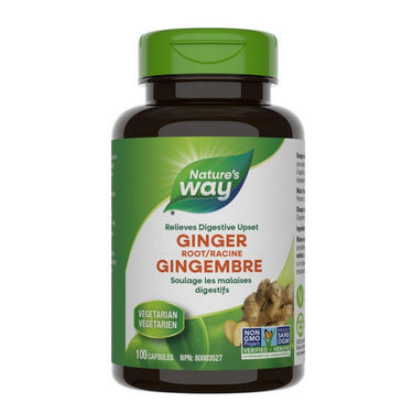 Ginger Root 100 Veg Caps by Nature's Way