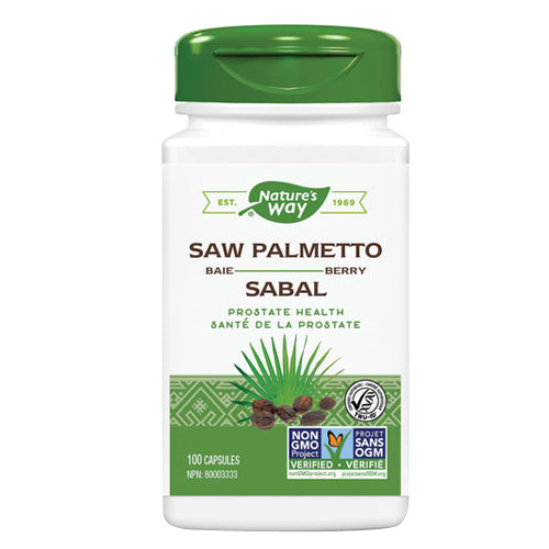 Saw Palmetto Berries 100 Veg Caps by Nature's Way