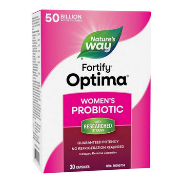 Fortiy Optima Women's 50 Billion 30 Veg Caps by Nature's Way