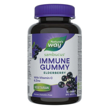 Sambucus Elderberry Immune Gummies 60 Count by Nature's Way