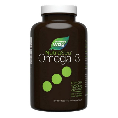 Omega 3 Liquid Gels Fresh Mint 150 Count