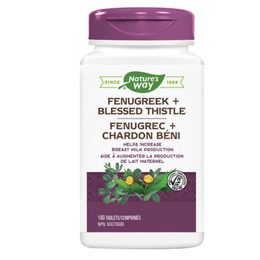 Fenugreek + Blessed Thistle 180 Tabs by Nature's Way