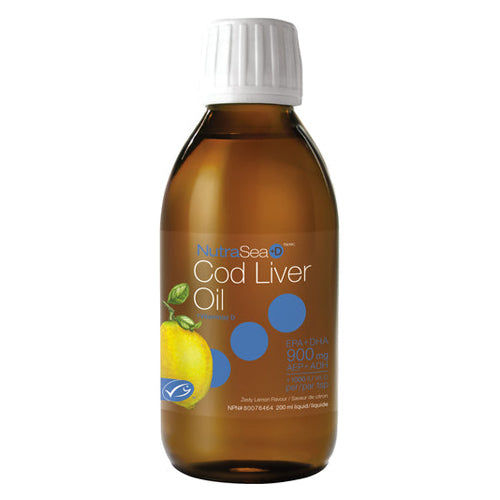 Cod Liver Oil Lemon 6.8 Oz by NutraSea
