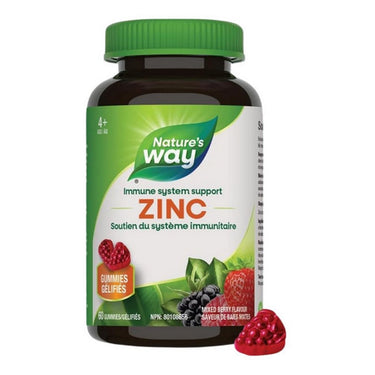 Zinc Gummies Mixed Berry 60 Count by Nature's Way